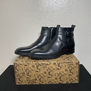 Black Leather Karl Lagerfeld Boots
